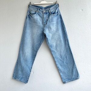 H&M | High-Waist Straight Leg Ankle Denim